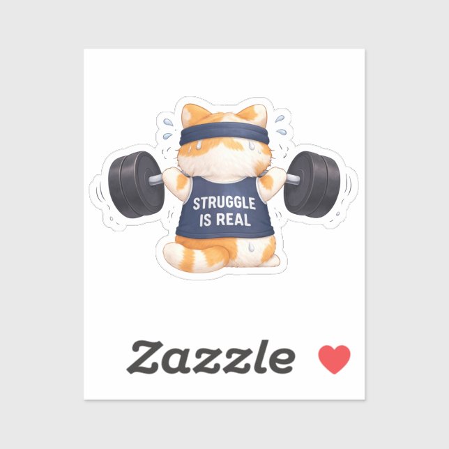 Struggle is Real Sticker (Sheet)