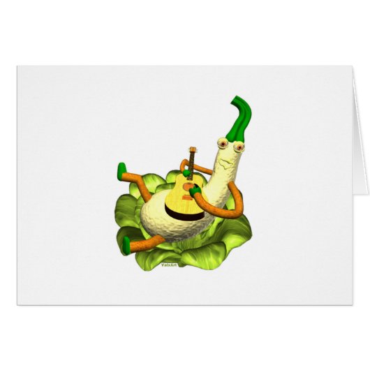 Strummer squash plays a tune cards (Front Horizontal)
