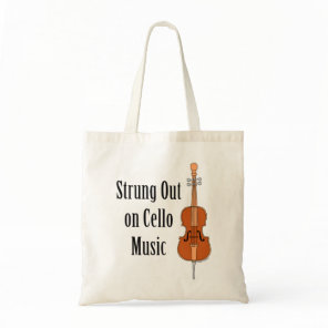 Strung Out Cello Tote Bag