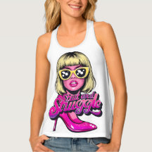 Strut And Struggle Pink Glamour In Bold Contrast