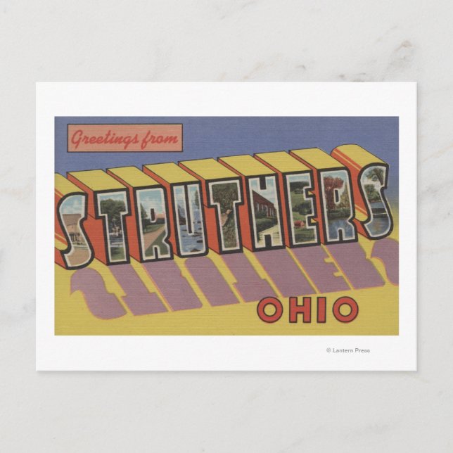 Struthers, Ohio - Large Letter Scenes Postcard (Front)