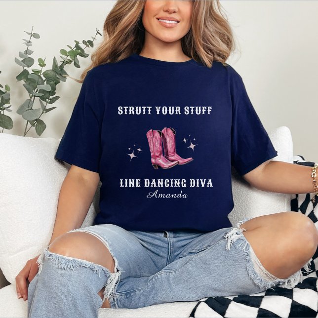 Strutt Your Stuff Line Dancing Diva T-Shirt (Creator Uploaded)