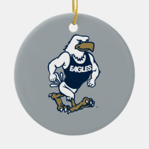 Strutting Eagle Ceramic Ornament
