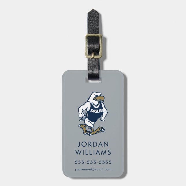 Strutting Eagle Luggage Tag (Front Vertical)