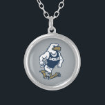Strutting Eagle Silver Plated Necklace<br><div class="desc">Check out these new Georgia Southern University designs! Show off your GSU Eagles pride with these new Georgia Southern University products. These make perfect gifts for the Eagles student, alumni, family, friend or fan in your life. All of these Zazzle products are customizable with your name, class year, or club....</div>