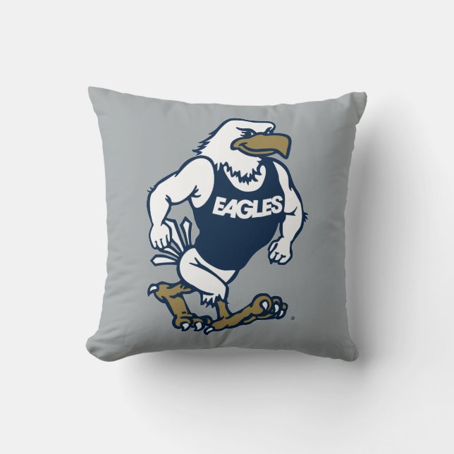 Strutting Eagle Throw Pillow (Front)