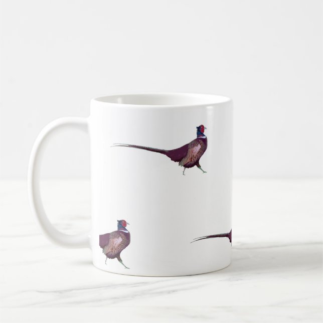 Strutting Pheasant Coffee Mug (Left)