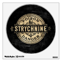 Strychnine Vintage Style Poison Label
