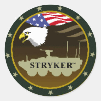 stryker_logo classic round sticker