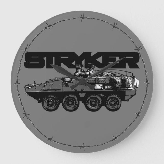 Stryker Round (Large) Wall Clock (Front)