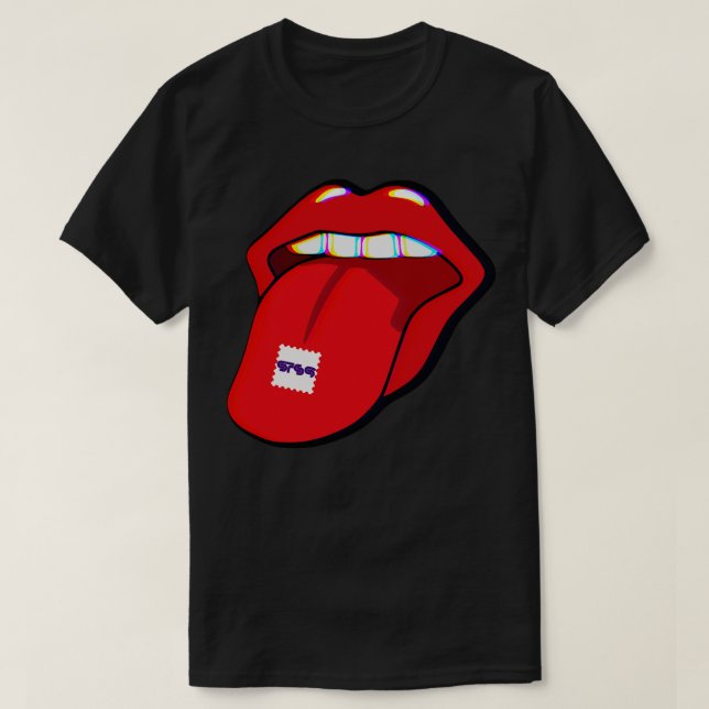 STS9 Acid Tab Trippy Tongue 1 T-Shirt (Design Front)