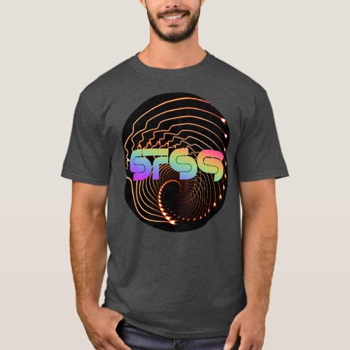 STS9 Psychedelic Face Swirl 1 T_Shirt