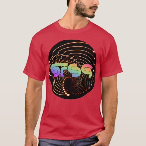 STS9 Psychedelic Face Swirl T_Shirt