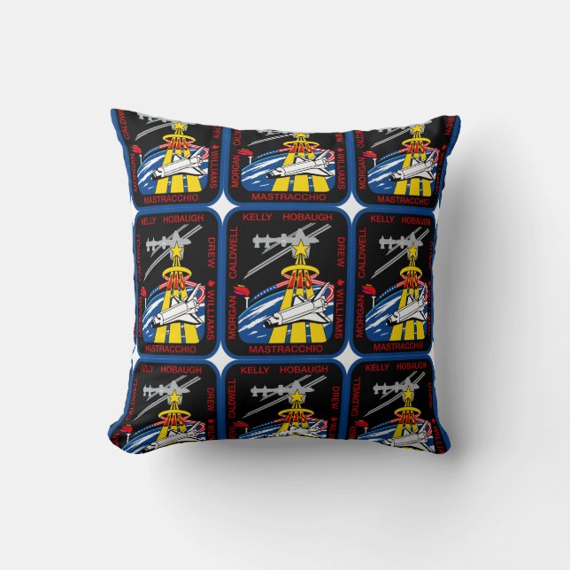 STS-118 Mission Patch  Throw Pillow (Front)