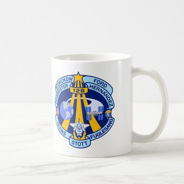 STS-128 Mission Patch Coffee Mug (Right)