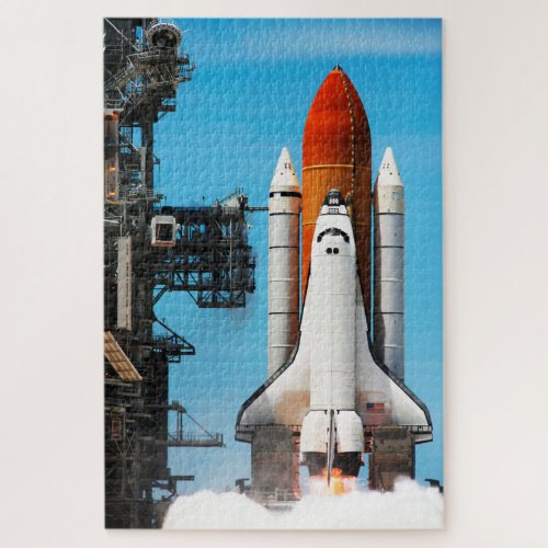 STS_135 Space Shuttle Atlantis Lifting Off Jigsaw Puzzle