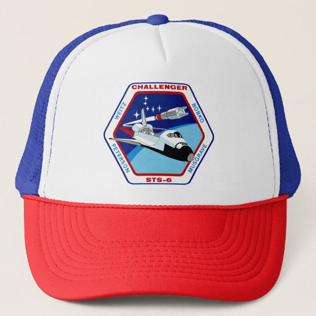 STS-6 INSIGNIA    TRUCKER HAT (Front)