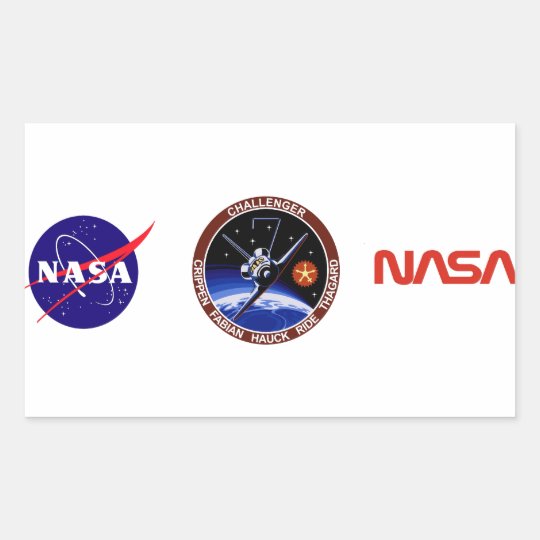 sts-7: challenger ov-99 & sally ride rectangular sticker | zazzle sts-7: challenger ov-99 & sally ride rectangular sticker | zazzle, Presentation templates