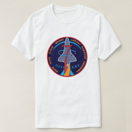 STS_95 Space Shuttle Discovery Mission Patch Logo T_Shirt