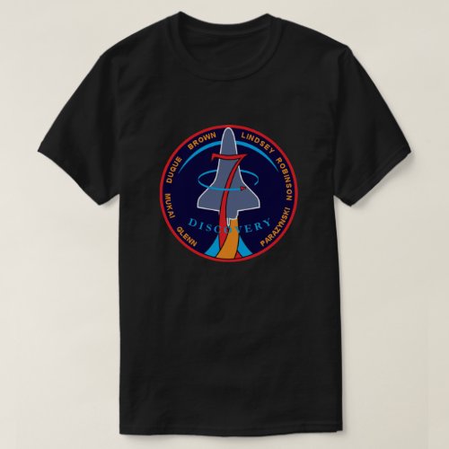 STS_95 Space Shuttle Discovery Mission Patch Logo T_Shirt