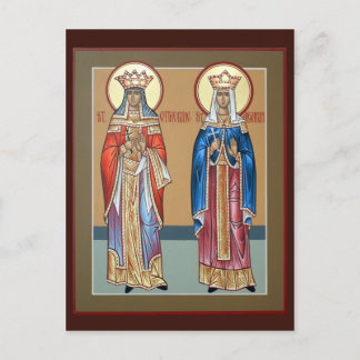 Sts. Catherine and Alexandra Prayer Cards