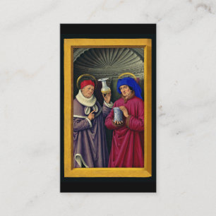 Sts. Cosmas and Damian Patron Saints of Healthcare Enclosure Card