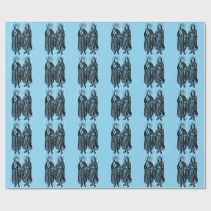 Sts. Cosmas and Damian Patron Saints of Healthcare Wrapping Paper