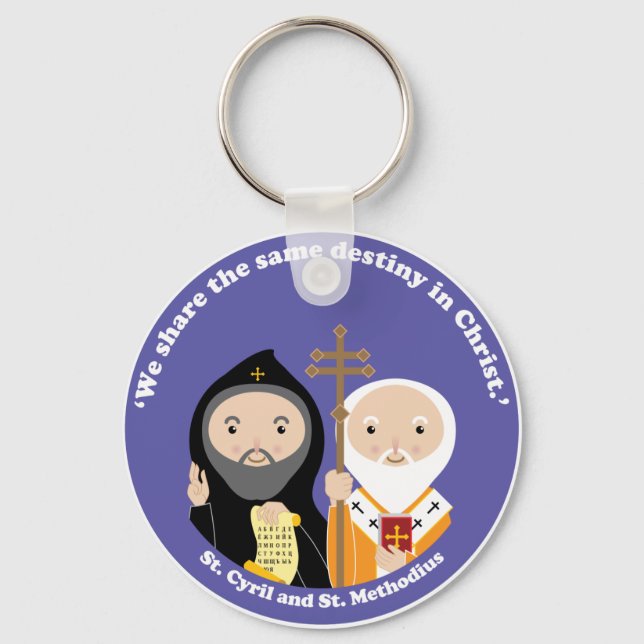 Sts. Cyril and Methodius Keychain (Front)