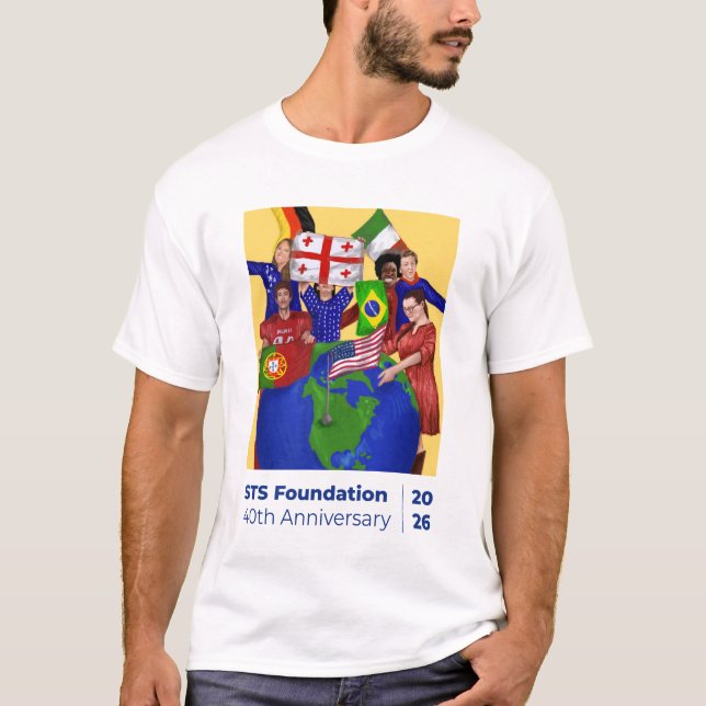 STS Foundation 40th Anniversary Men's T-Shirt (Front)
