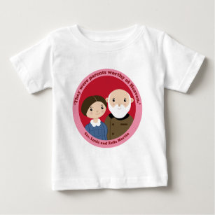Sts. Louis and Zelie Martin Baby T-Shirt