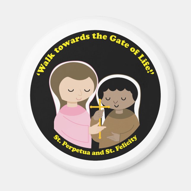 Sts. Perpetua and Felicity Magnet (Front)