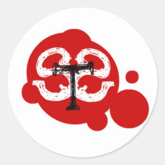 STS SPatter Round Sticker