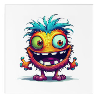 Stu 001 is the Mini Troll Acrylic Print
