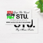 STU. Store Promoting Buisness Cards (Desk)