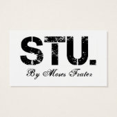 STU. Store Promoting Buisness Cards (Back)