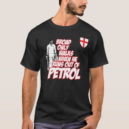 Stuart Broad England cricket T_Shirt