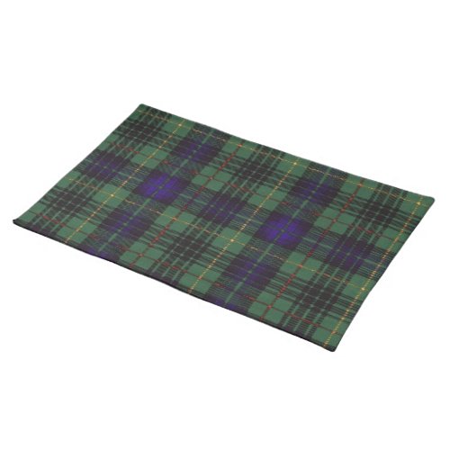 Stuart clan Plaid Scottish kilt tartan Cloth Placemat