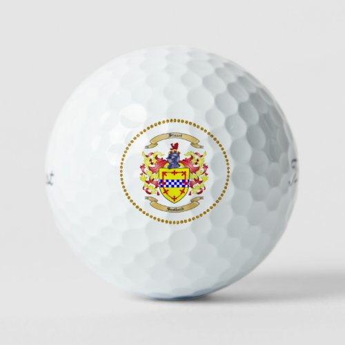 Stuart Family Coat of Arms Golf Balls