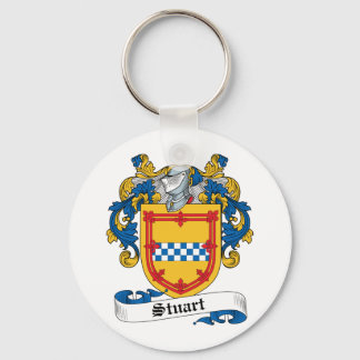 Stuart Family Crest Keychain