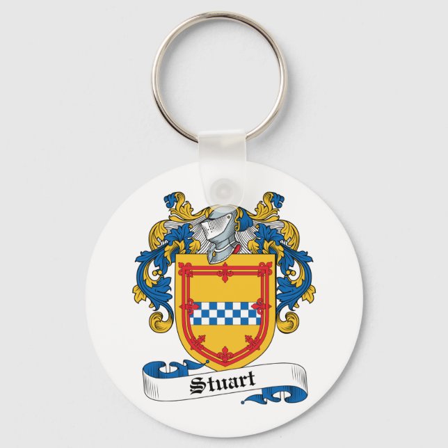 Stuart Family Crest Keychain (Front)