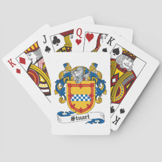 Stuart Family Crest Poker Cards