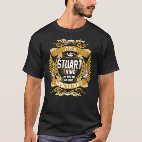 STUART Last Name STUART family name crest T_Shirt
