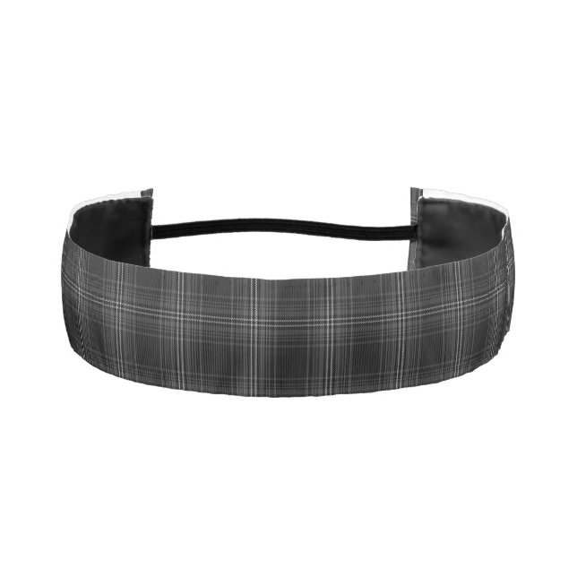Stuart Mourning Scottish Clan Tartan Plaid 1.5" Athletic Headband (Front)