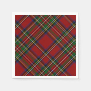 Stuart Plaid Tartan Christmas 2 Napkins