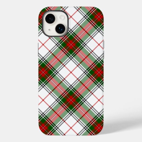 Stuart  Stewart Red Green White Plaid Case_Mate iPhone 14 Plus Case