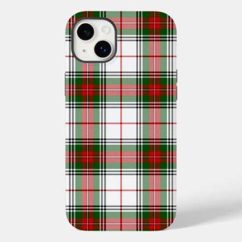 Stuart  Stewart Red Green White Plaid Case_Mate iPhone 14 Plus Case