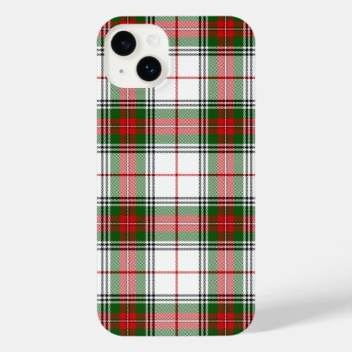 Stuart  Stewart Red Green White Plaid iPhone 14 Plus Case