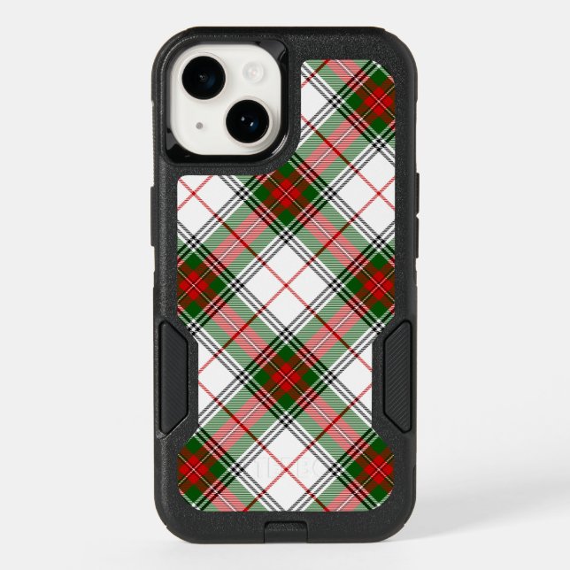 Stuart / Stewart Red Green White Plaid Otterbox iPhone Case (Back)