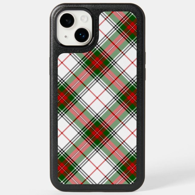 Stuart / Stewart Red Green White Plaid Otterbox iPhone Case (Back)
