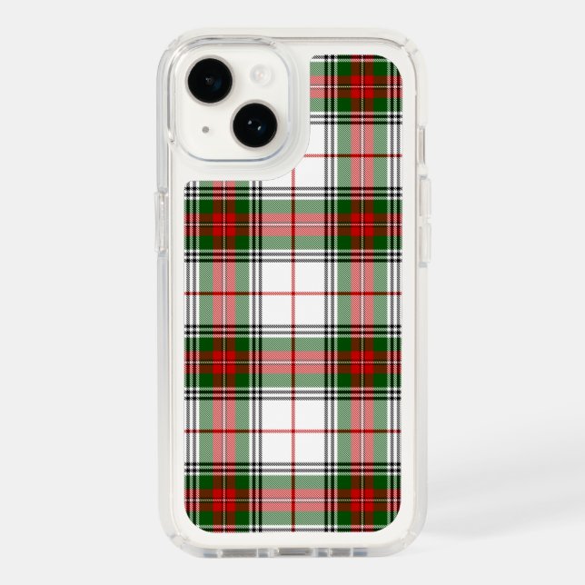 Stuart / Stewart Red Green White Plaid Speck iPhone Case (Front)